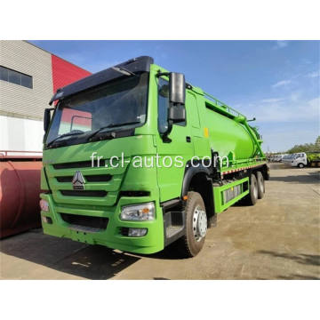 Sinotruk Howo 6x4 16000 litres 16cbm Septon d&#39;expression septique d&#39;égout haute pression